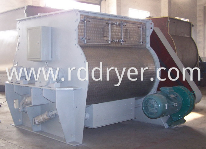 Horizontal Paddle Mixer for Dry Mortar with Chopper